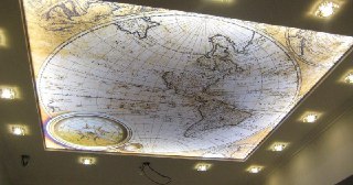 Натяжной потолок с фотопечатью Пушкино, цена от 6346 руб.
