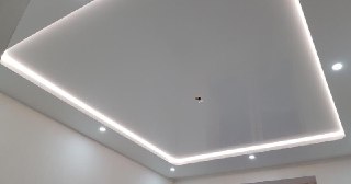 Светодиодные натяжные потолки Пушкино, цена от 1579 руб.